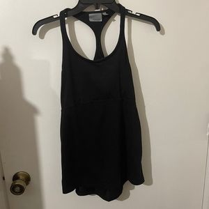 Athleta Black Cut-Out Racerback Workout TankTop size XS